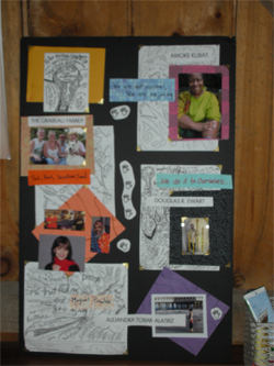 Poster board I made for the May performances of As The Rhythm Changes