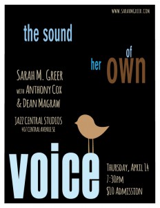 the sound of her own voice show poster